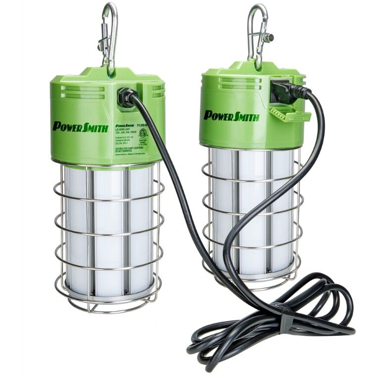 Power Smith Corded Temporary LED Work Light, 12,000-Lm