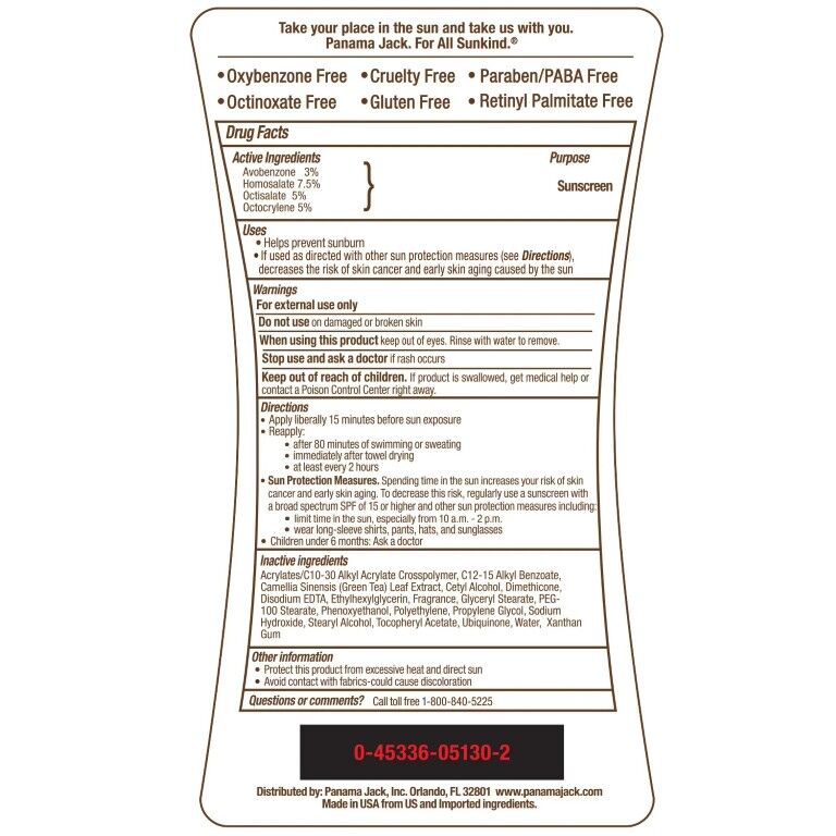 Panama Jack Sunscreen Lotion SPF 30, 6-Oz