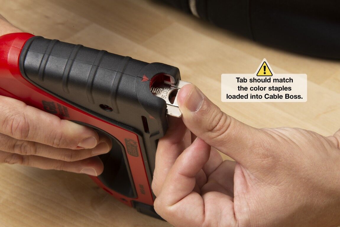 Gardner Bender Red Heavy Duty Cable Boss Staple Gun