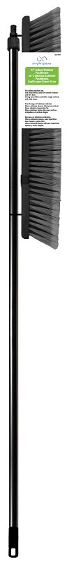 Simple Spaces Metal Handle Push Broom, 24-In