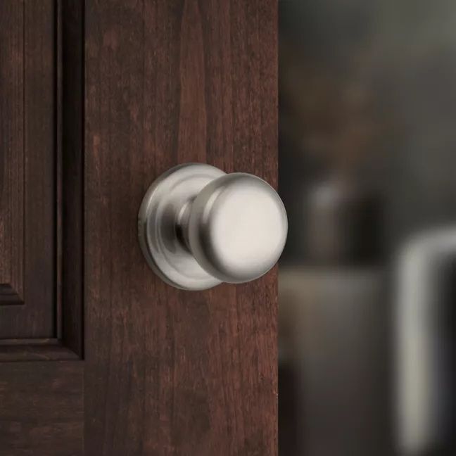 Kwikset Satin Nickel Juno Knob Hall/Closet