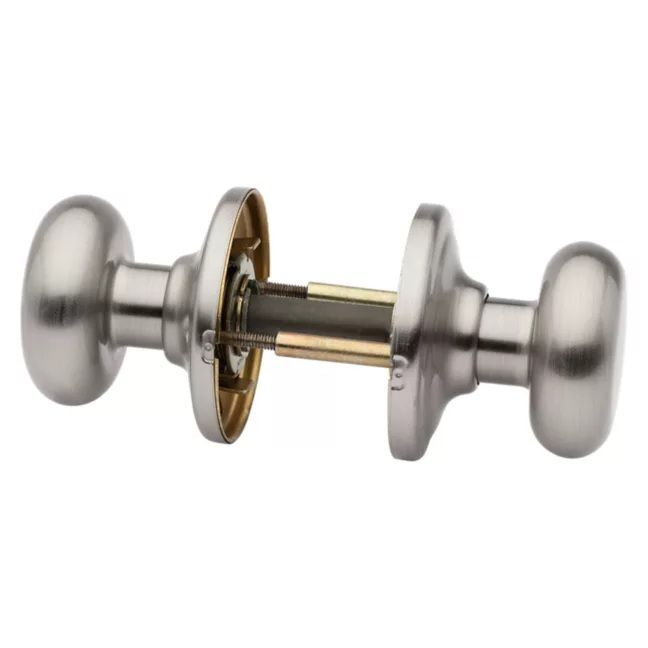Kwikset Satin Nickel Juno Knob Hall/Closet