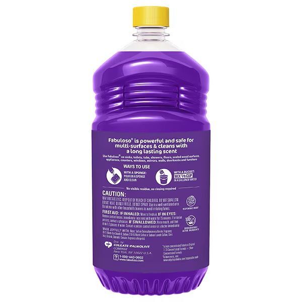 Fabuloso Multi-Purpose Cleaner, 2X Concentrated Formula, Lavender Scent, 56-Oz
