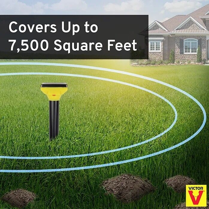 Victor Traps Solar Mole & Gopher Sonic Spike - 44 oz