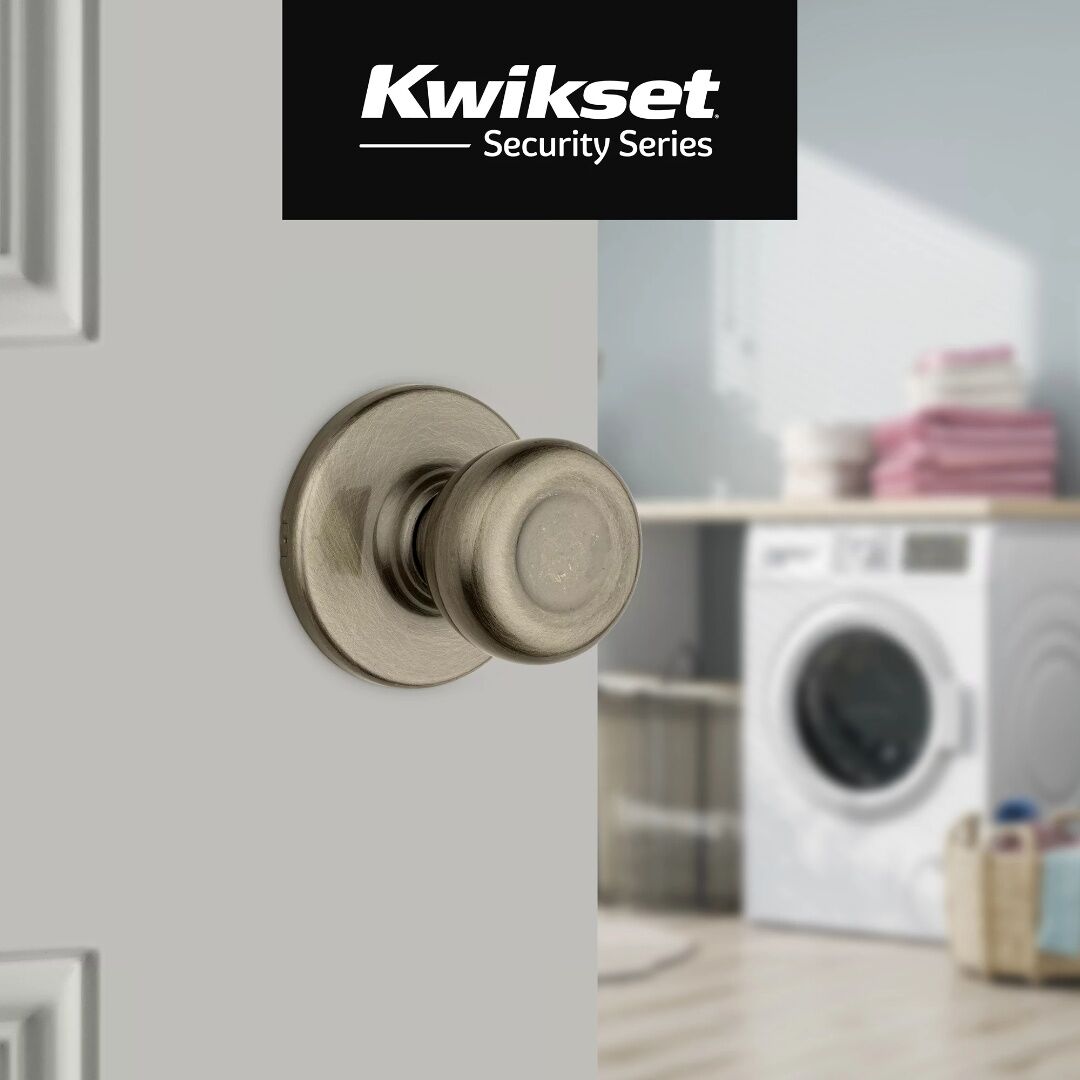 Kwikset Hall/Closet Antique Brass Tylo Door Knob