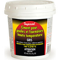 Imperial Hi-Temp Stove & Furnace Grey Cement, 16-Oz