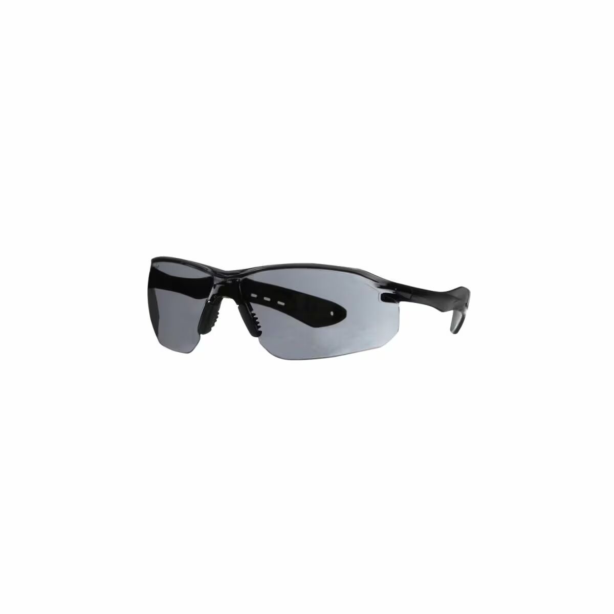 3M Black Gray Lens Flat Temple Safety Eyewear
