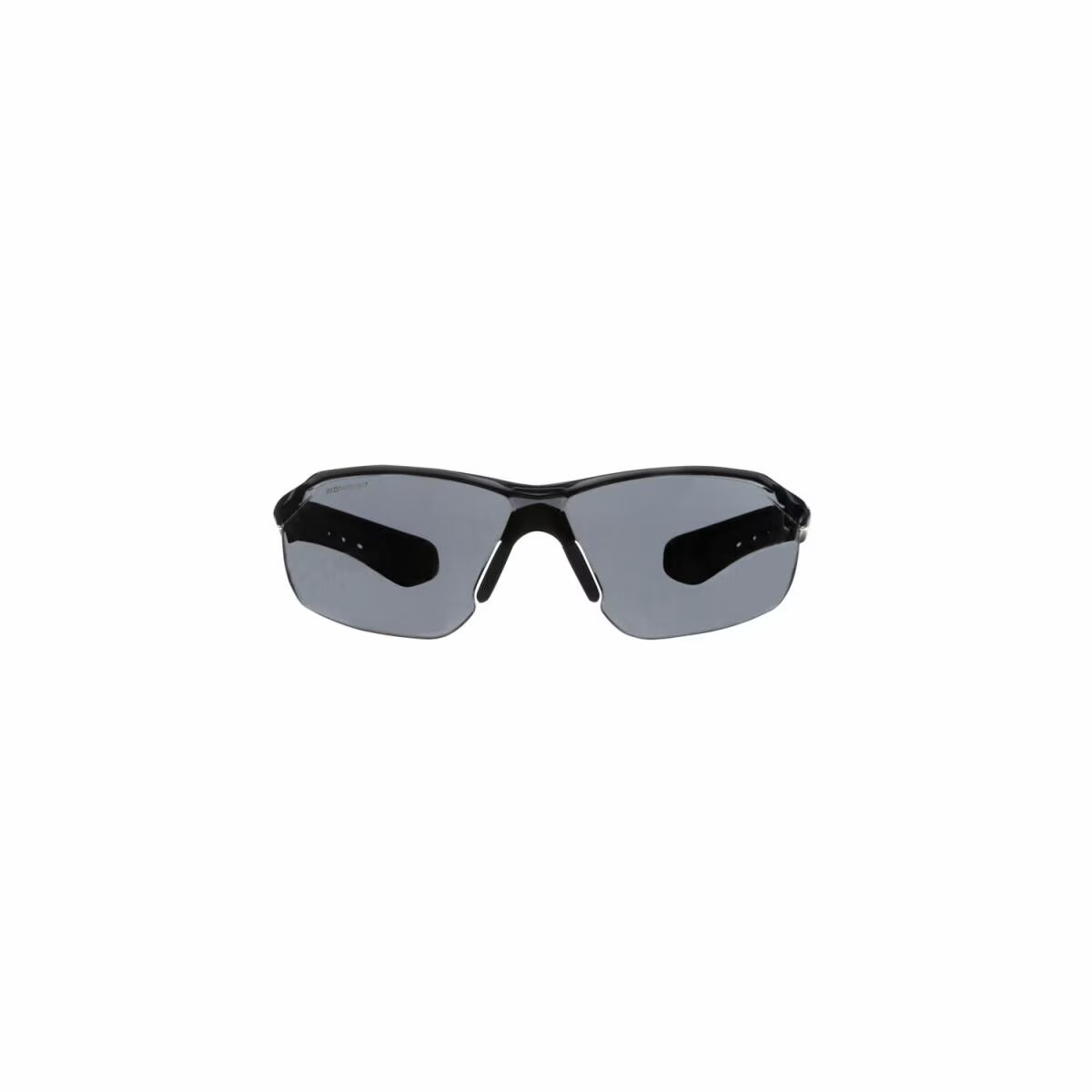 3M Black Gray Lens Flat Temple Safety Eyewear