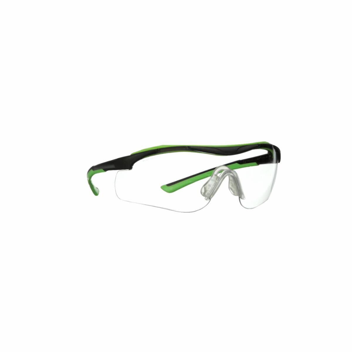 3M Green Clear Lens Brow Guard Safety Eyewear