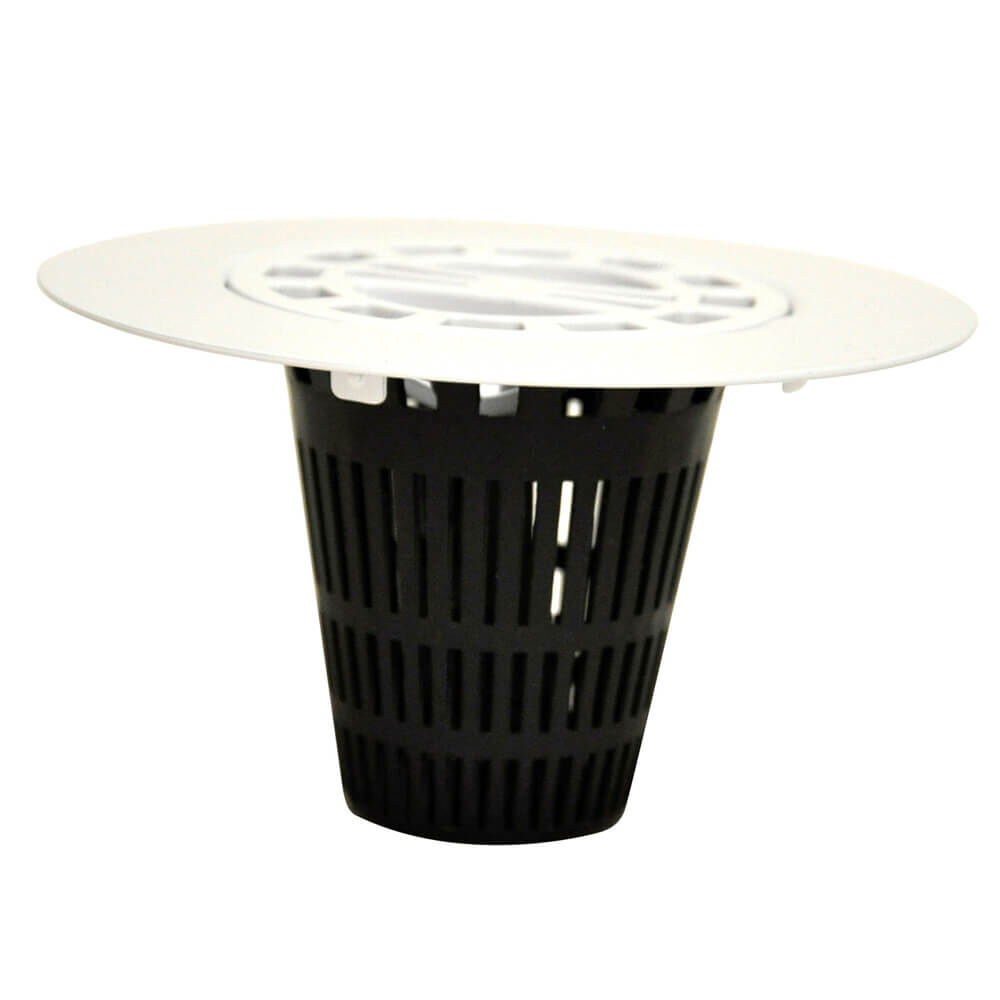 Danco White Hari Catcher Shower Drain Cover