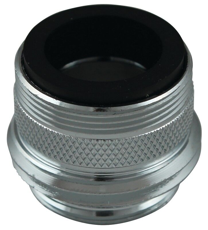 Plumb Pak Chrome Plated Hose Adapter, 15/16-In - 27 x 55/64-In - 27 x 3/4-In Or 55/64-In