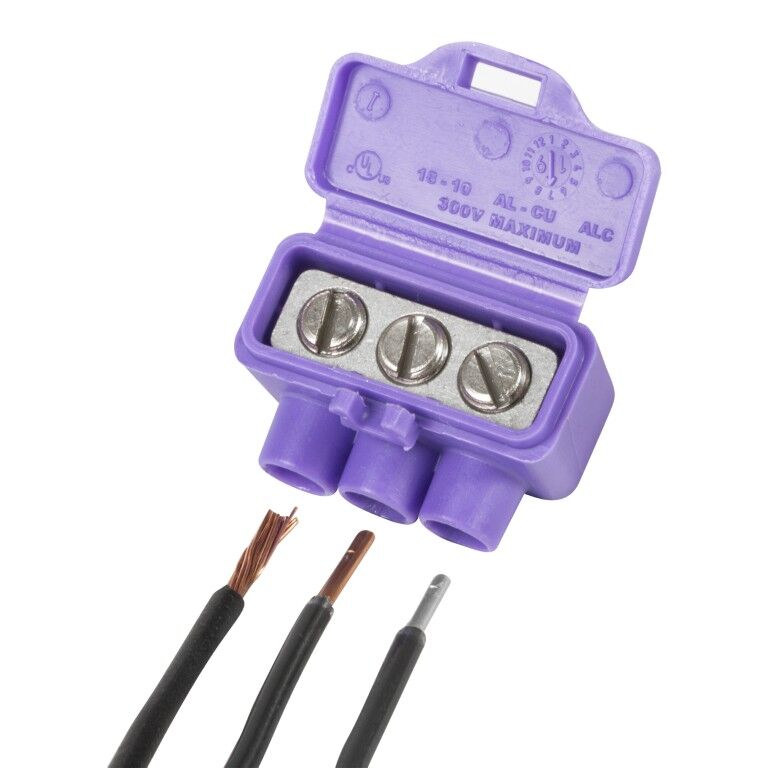 King Innovation 3-Port Al/Cu Wire Connectors, 10-Pk