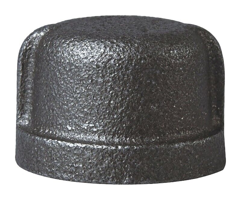 ProSource Schedule 40 Malleable Iron Pipe Cap, 3/4-In FIP