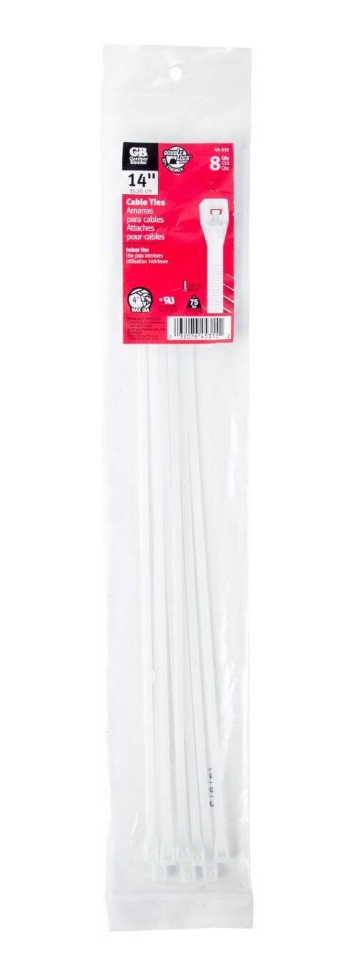 Gardner Bender 75-Lb Cable Tie, 14-In