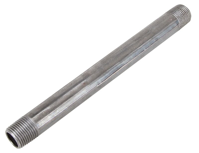 ProSource Steel Pipe Nipple, 1/2-In x 1/2-In x 6-In