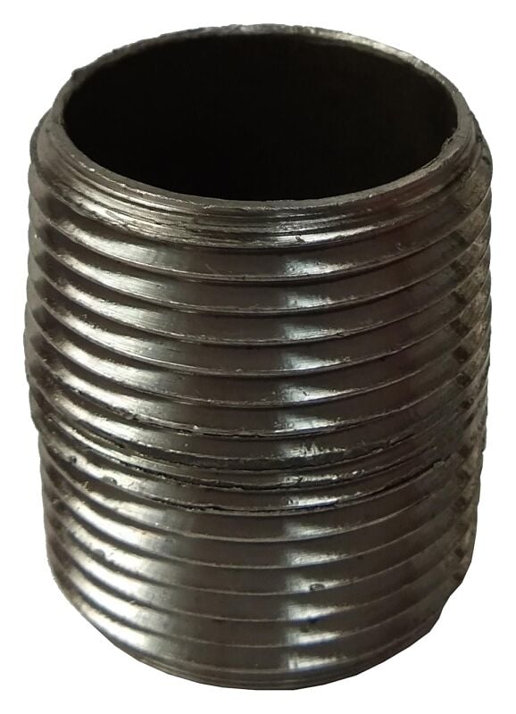 ProSource Steel Pipe Nipple, 1-In x Close