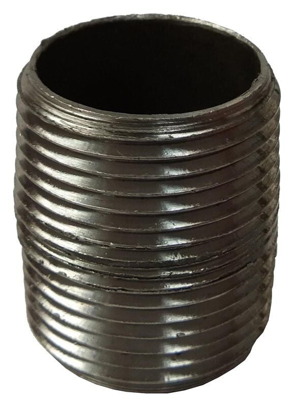 ProSource Steel Pipe Nipple, 1 1/2-In x Close