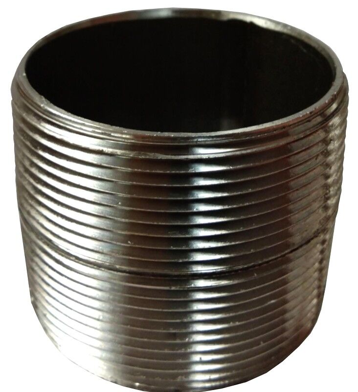 ProSource Steel Pipe Nipple, 2-In x Close