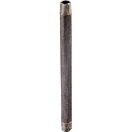 Prosource Steel Pipe Nipple, 2-In X 4-In Male