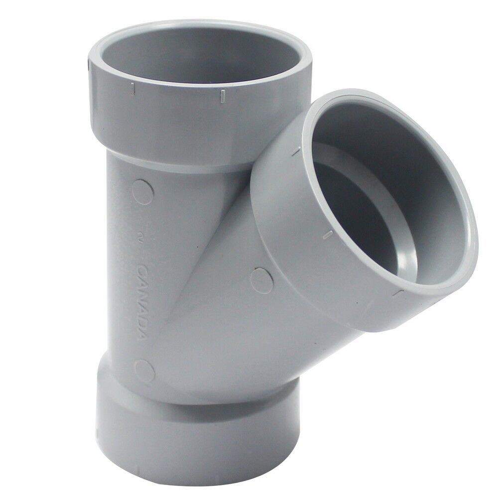 Canplas PVC DWV Wye, 1 1/2-In Hub