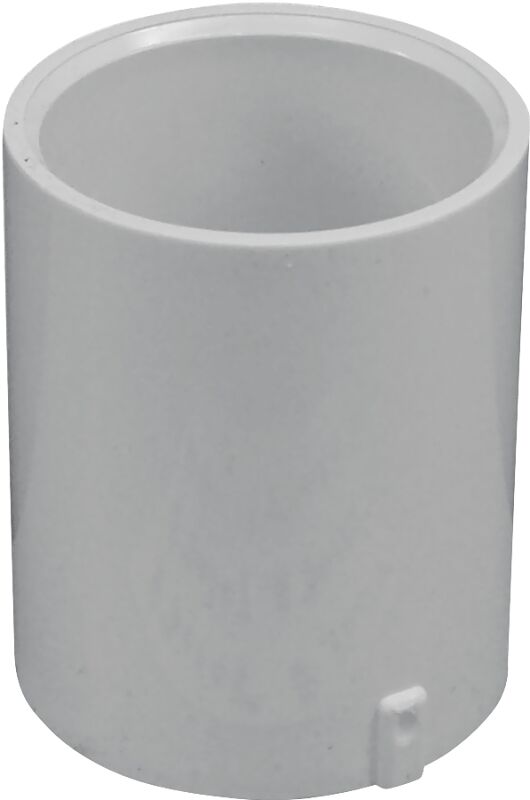 IPEX Schedule 40 PVC Pipe Coupling, 1/2-In Socket x 1/2-In Socket