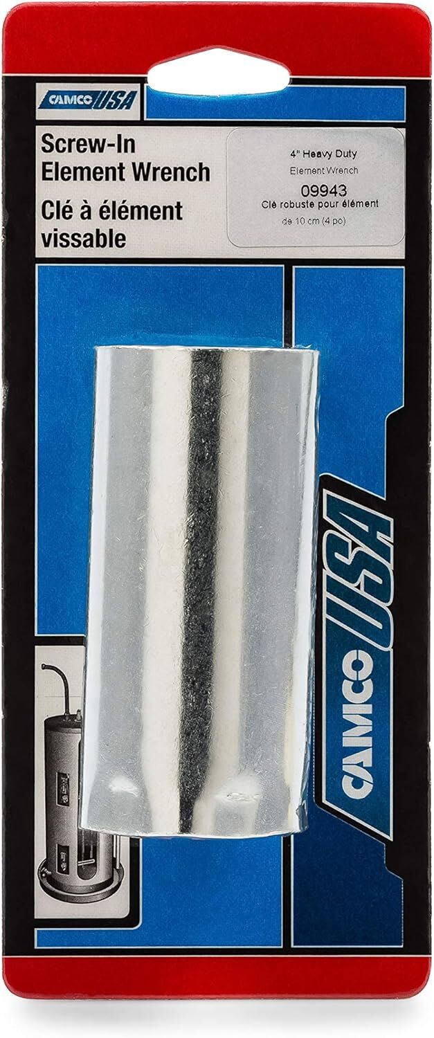 Camco Residential Screw-In Water Heater Element Wrench, 1 1/2-In x 4-In