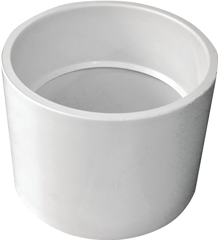 IPEX Schedule 40 PVC Coupling, 4-In Hub x 4-In Hub