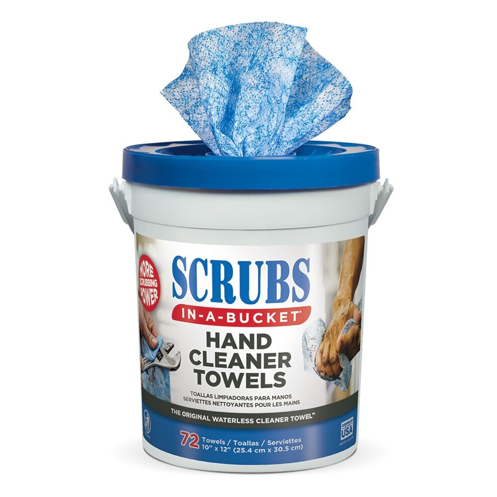 SCRUBS in-a-Bucket Hand Cleaner Towels, 72-Ct