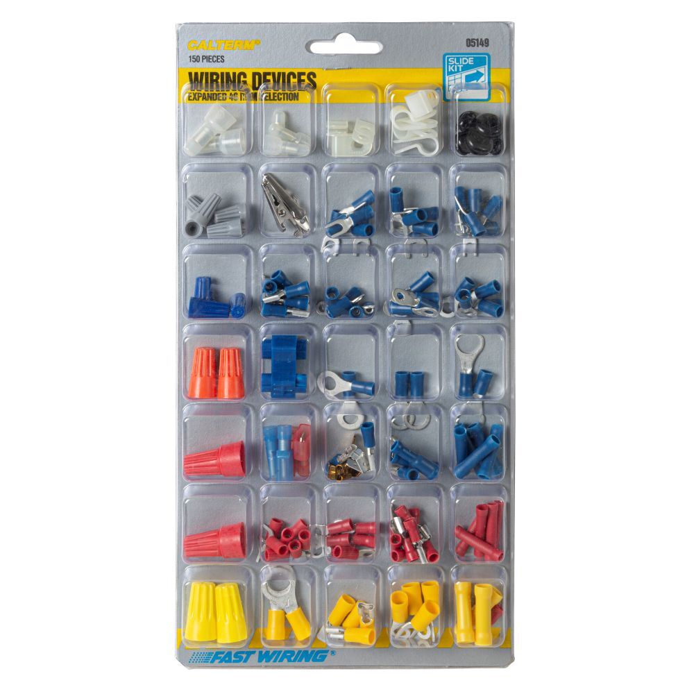 Calterm Terminal Assortment Slide Kit, 49-Pc