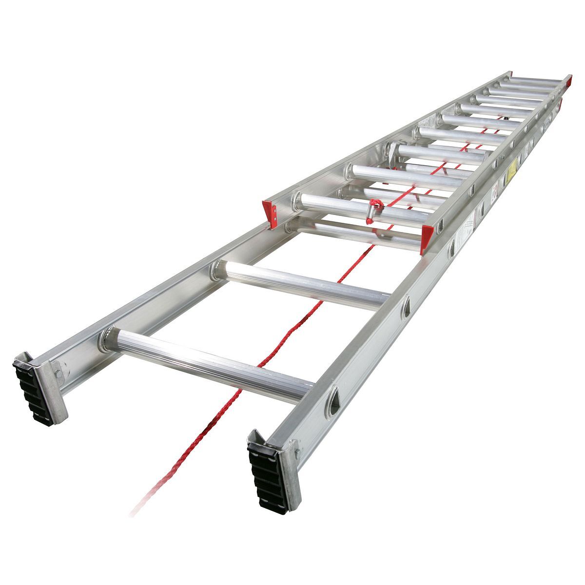 Werner D1116-2 Aluminum D-Rung Extension Ladder, Type III, Load Capacity 200-Lb, 16-Ft