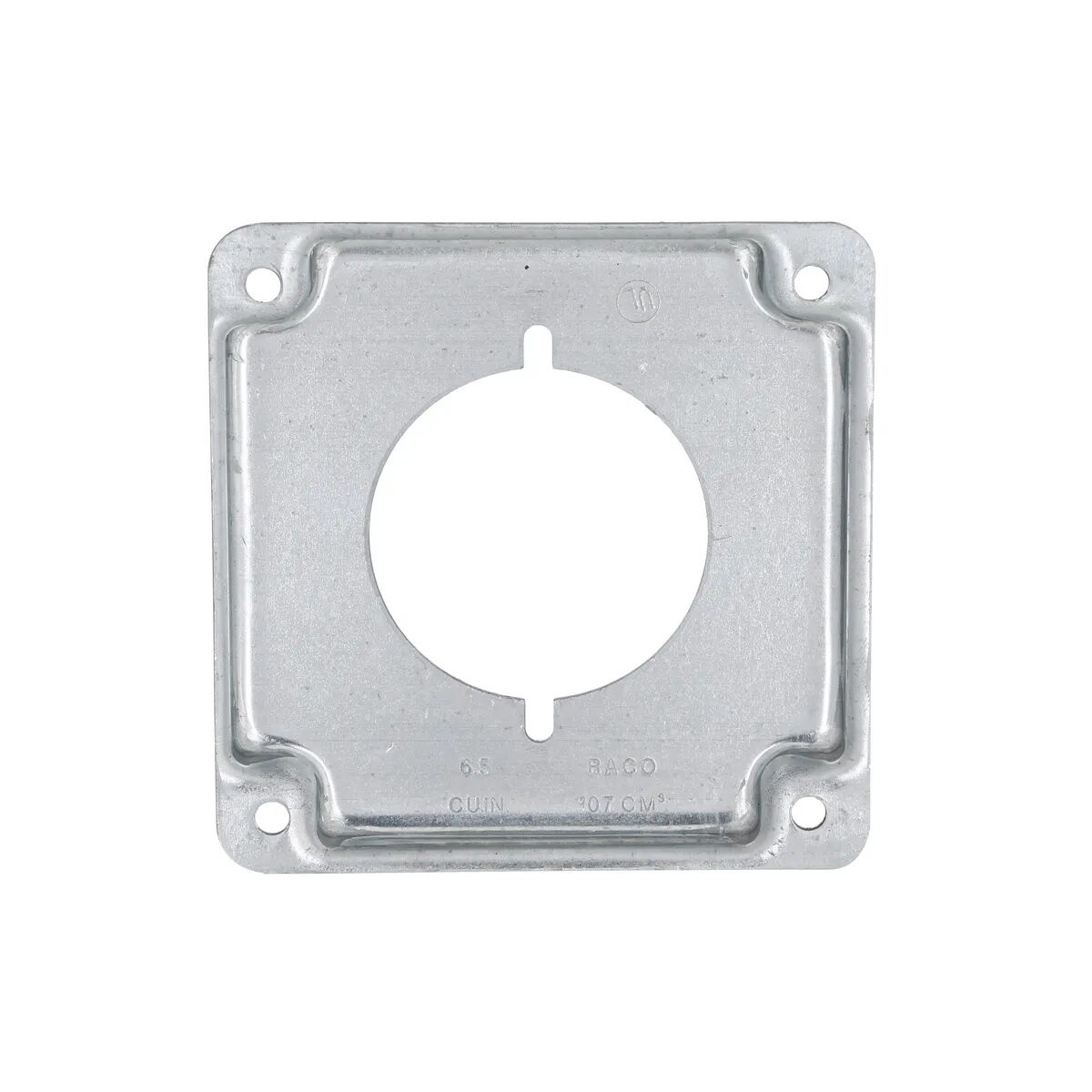 Raco Square Cover 30-50-A Receptacle, 4-In