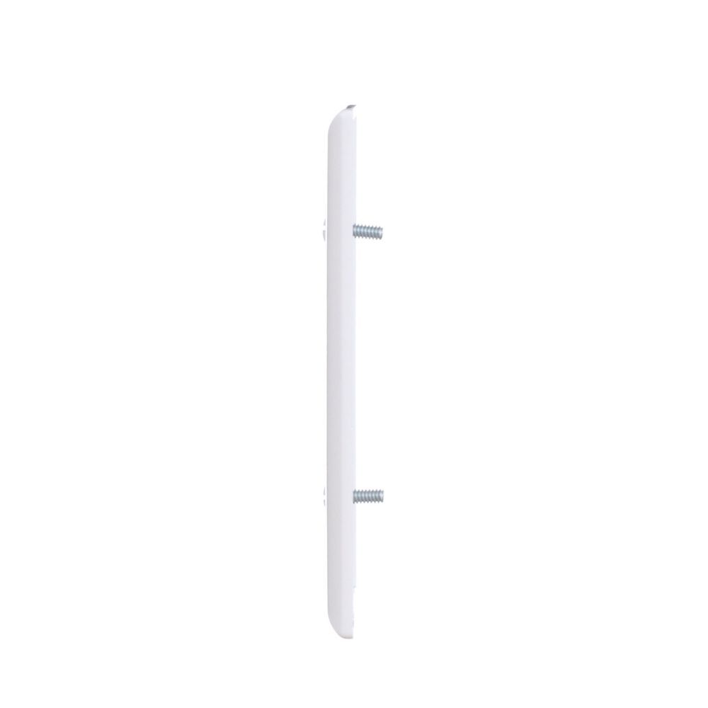 Eaton White 1-Gang Toggle Cutout Wallplate