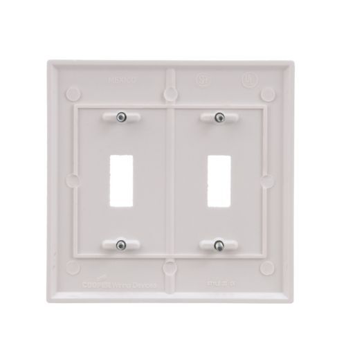 Eaton 2139W-BOX toggle Wallplate