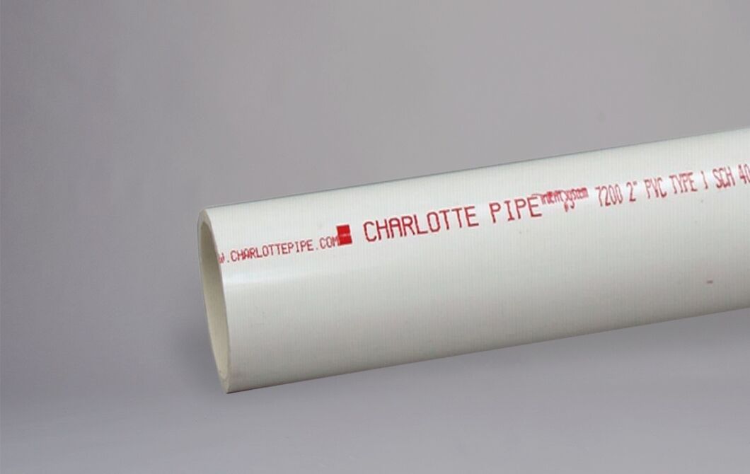 Charlotte Pipe Schedule 40 PVC Pipe, 1/2-In x 10-Ft