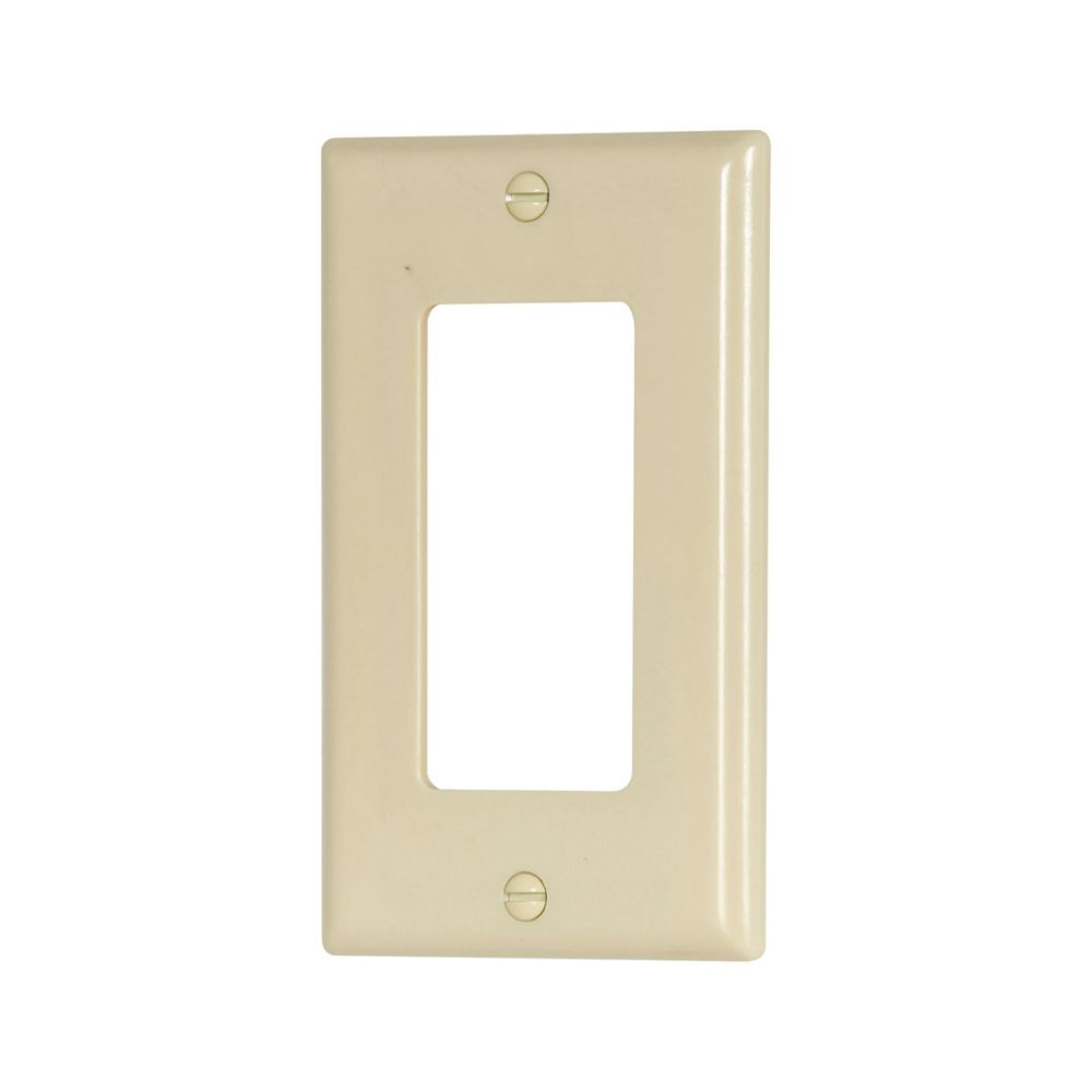 Eaton 2151V-BOX Ivory Decorator Cutout Wallplate