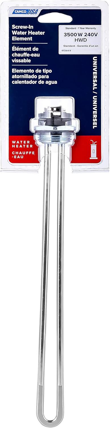 Camco High Watt Density 3500 Watt 240-V Screw-In Water Heater Element