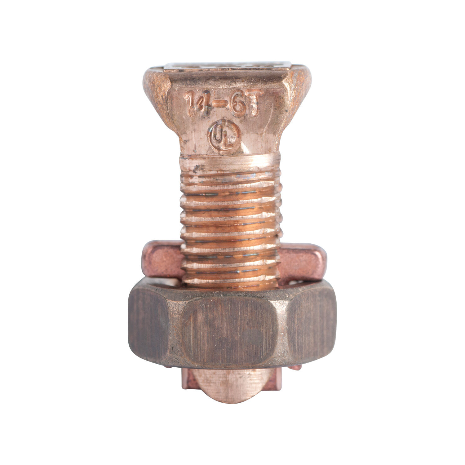 Gardner Bender Copper Split Bolt Connector, 10-8 Solid Gauge, 2-Pk