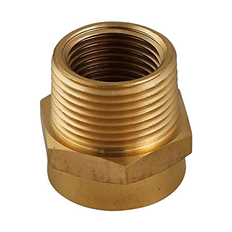 Plumb Pak Grass Garden Hose Adapter, 3/4-In FHT x 3/4-In MPT