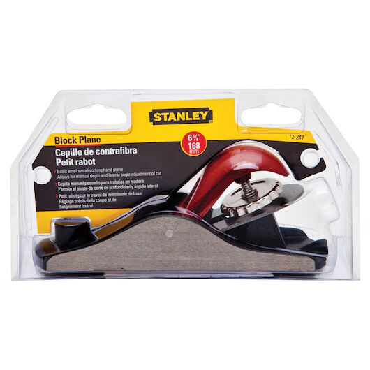 Stanley Adjustable Block Plane, 6 5/8-In