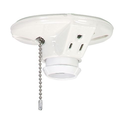 Eaton 667-SP Pull Chain Lampholder, 125-V