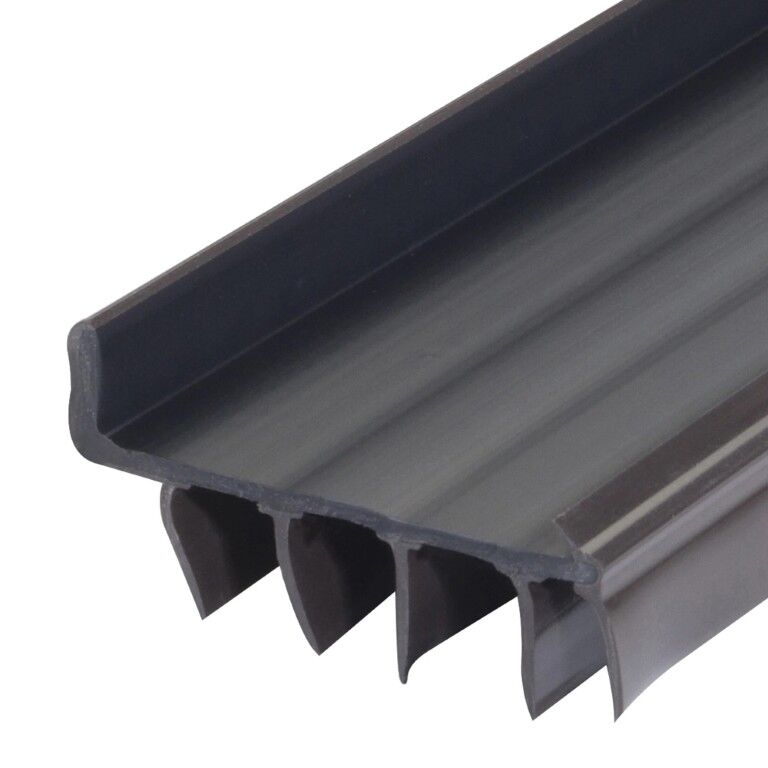 MD Building Products Brown Vinyl Concealed Screw/Nail-On Under Door Seal, 36-In X 2-In X 1-In