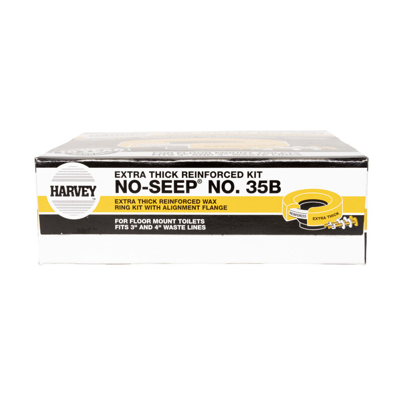 Harvey Toilet Line Reinforced Wax Extender Kit With Horn