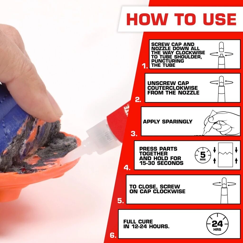 Loctite Super Glue Gel Tubes, .07-Oz