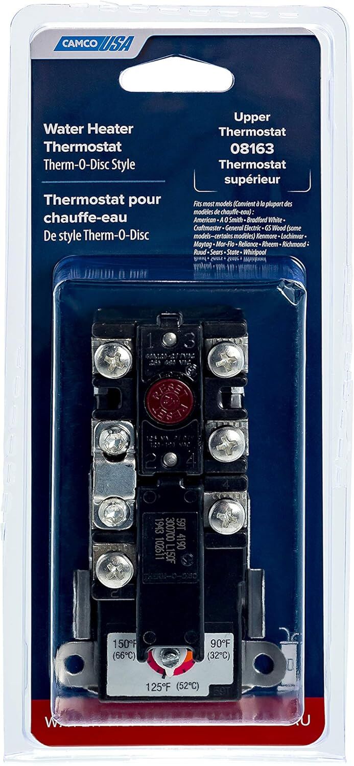 Camco 08163 Black Upper Thermostat