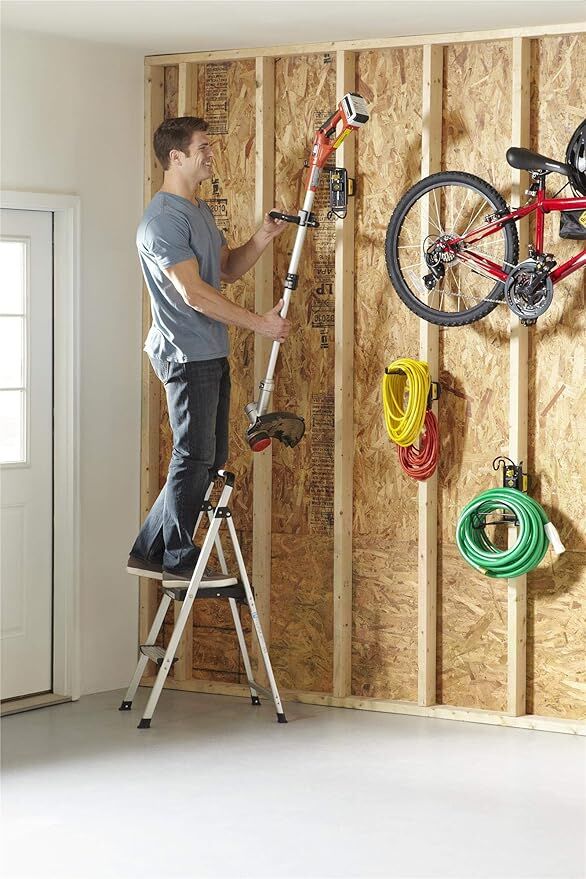 Cosco 2 Step Lite Solutions Aluminum/Black Folding Step Stool