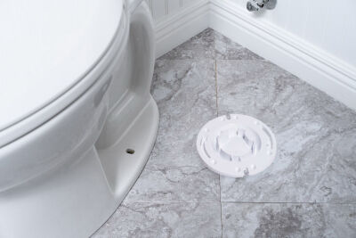 Oatey Schedule 40 DWV PVC Flange Pipe Fitting, 3-In or 4-In