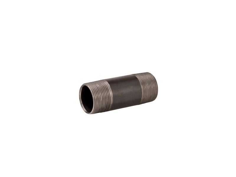 Southland Black Steel Schedule 40 Nipple, 1 1/4-In X 4-In