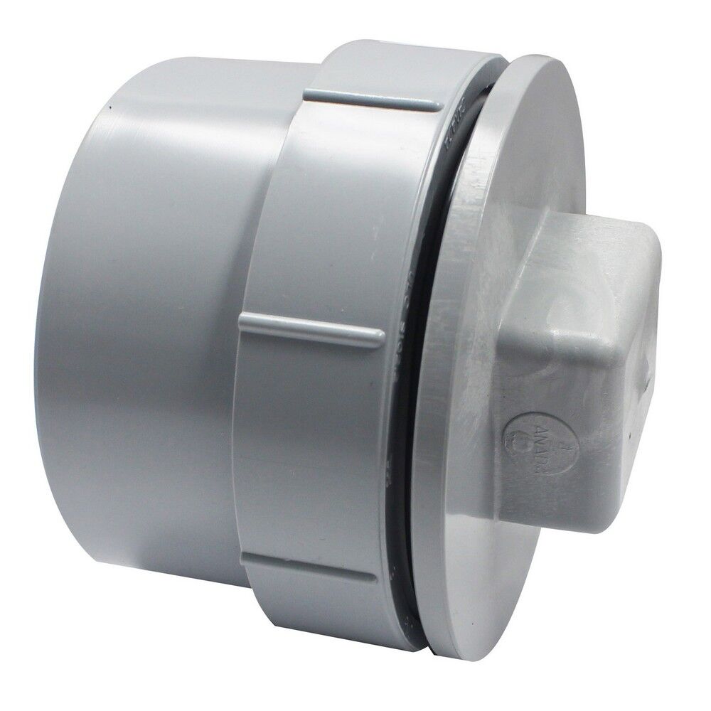 Canplas Cleanout Adapter Female Adapter With Plug, 4-In