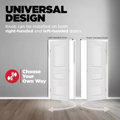 Kwikset Satin Nickel Bed/Bath Cove Door Knob