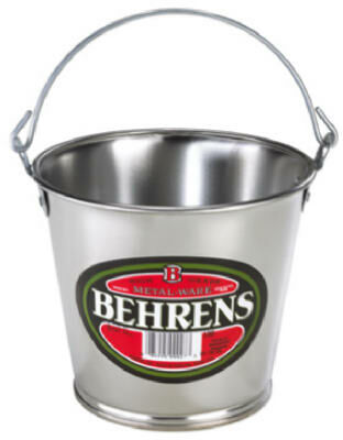 Behrens 2 qt Galvanized Sheet Steel Pail